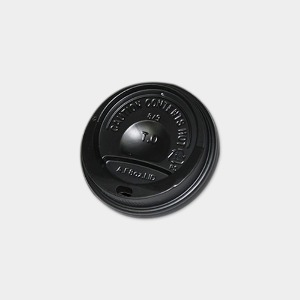 커피컵 뚜껑 8온스용 검정 AF